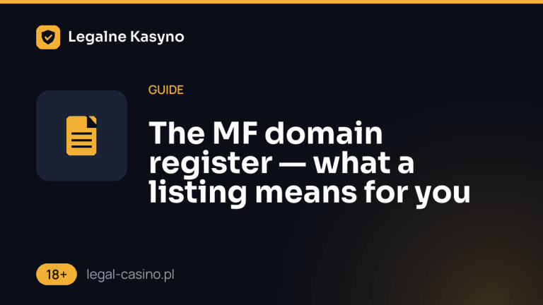The MF domain register — what a listing means for you
