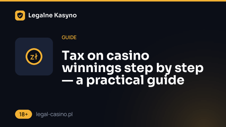 Tax on casino winnings step by step — a practical guide